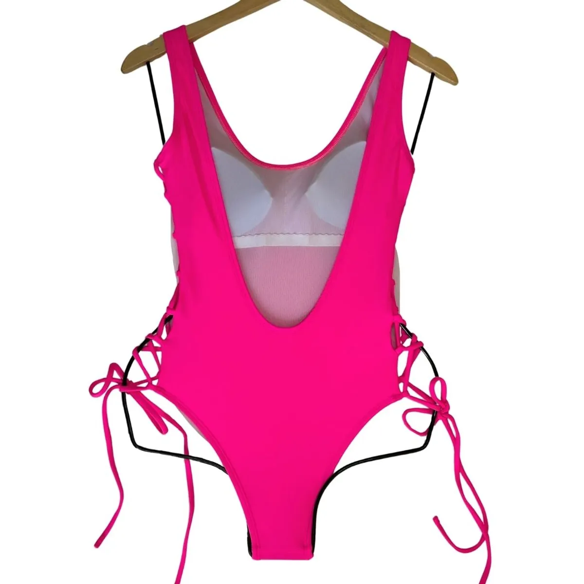 LIMA BIKINI - Ropa De Baño Entera Mujer Costado Descubierto Lima Bikini