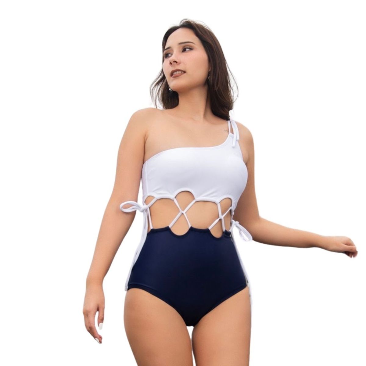 LIMA BIKINI - Ropa De Baño Entera Mujer Cintura Cruzada Lima Bikini