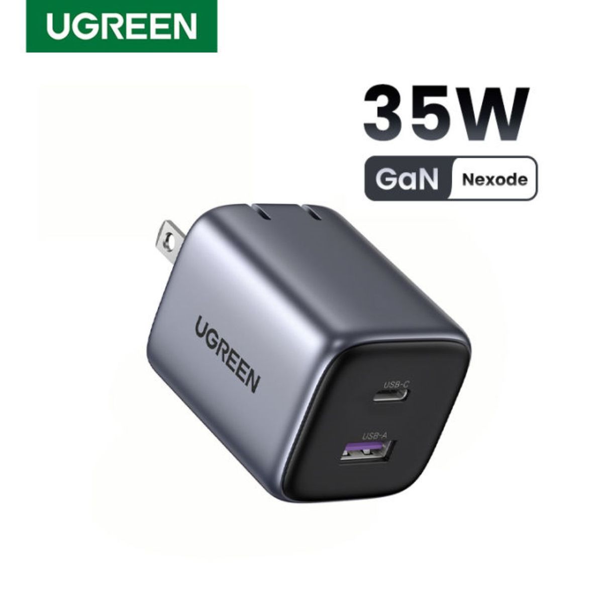 UGREEN - Cargador Gan 35w USB  Tipo C Nexode UGREEN