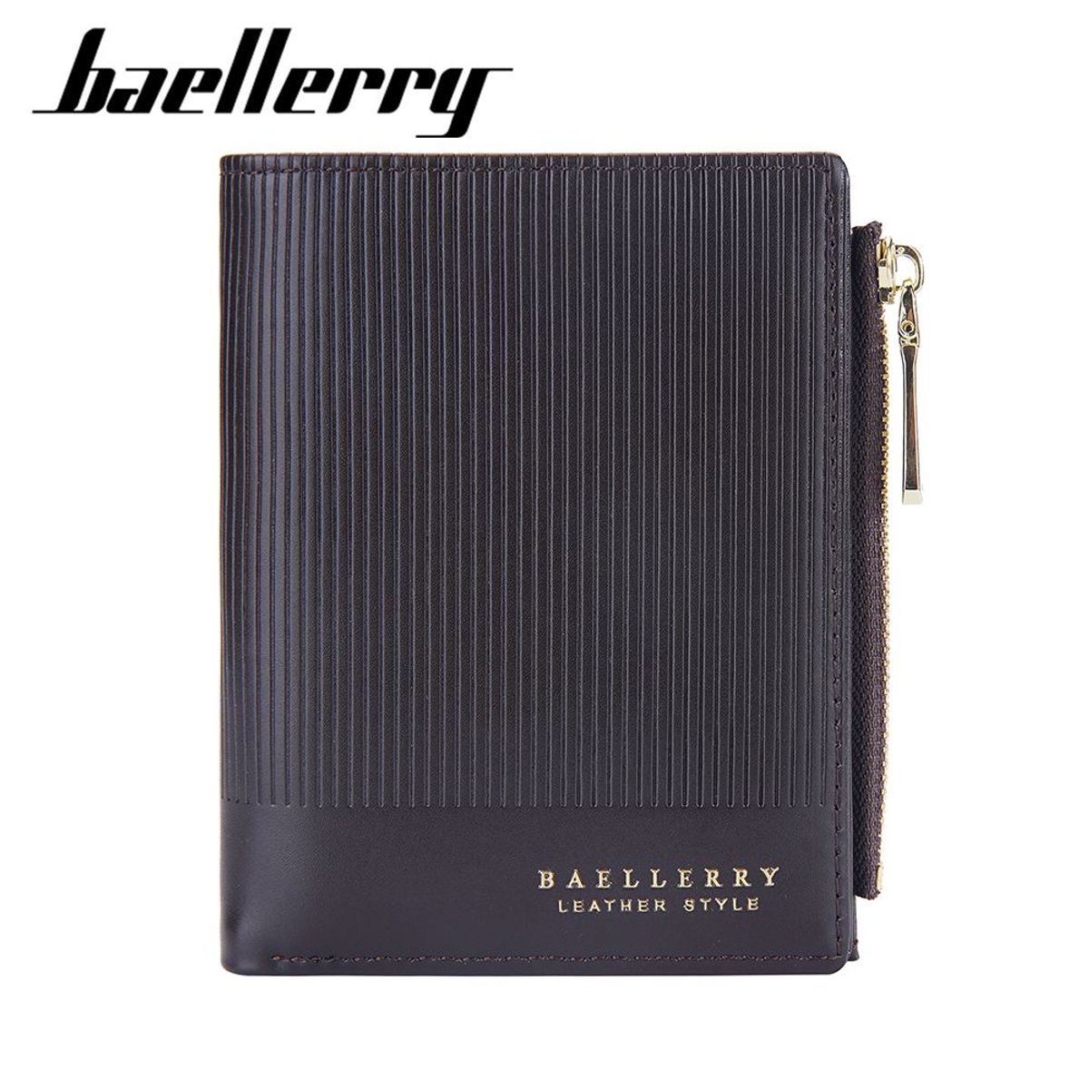 BAELLERRY - Moderna billetera de cuero vegano PU DR094
