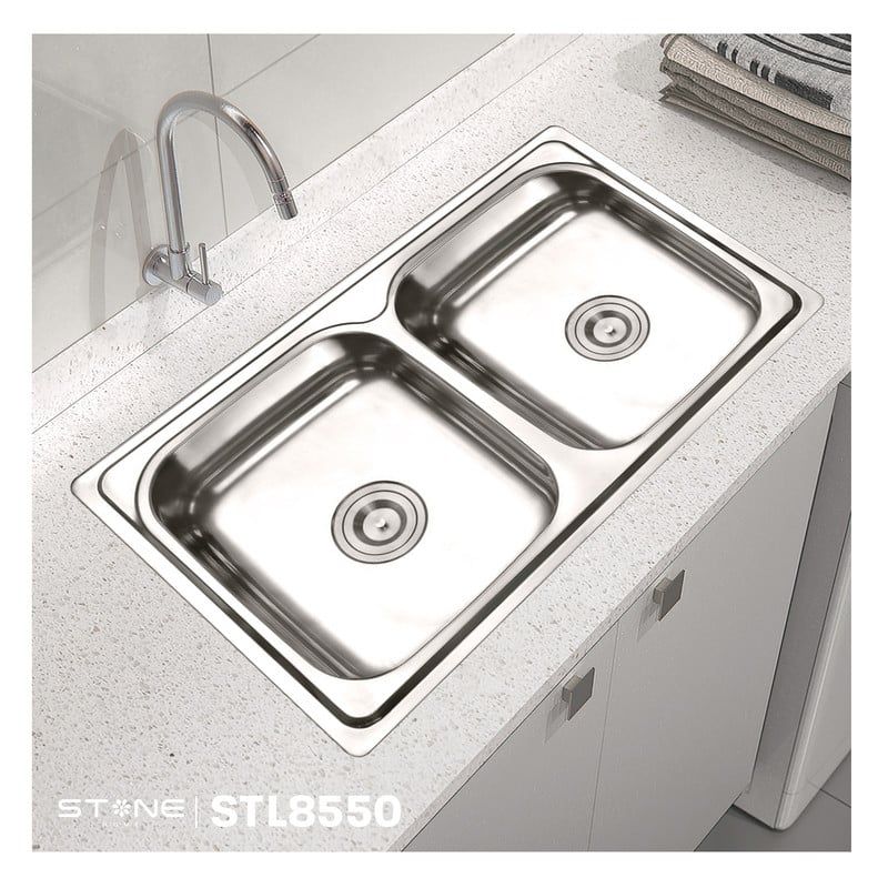 STONE - LAVADERO DE ACERO PRIME STL8550 STONE