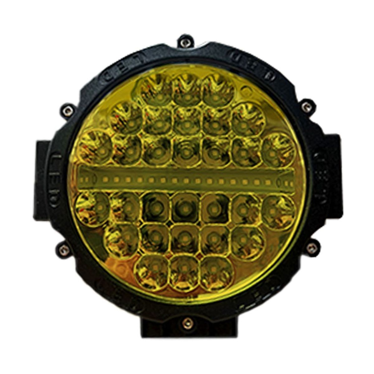 GENERICO - Faro Led Neblinero 135w Luz Amarillo 45 Led Metálico Auto