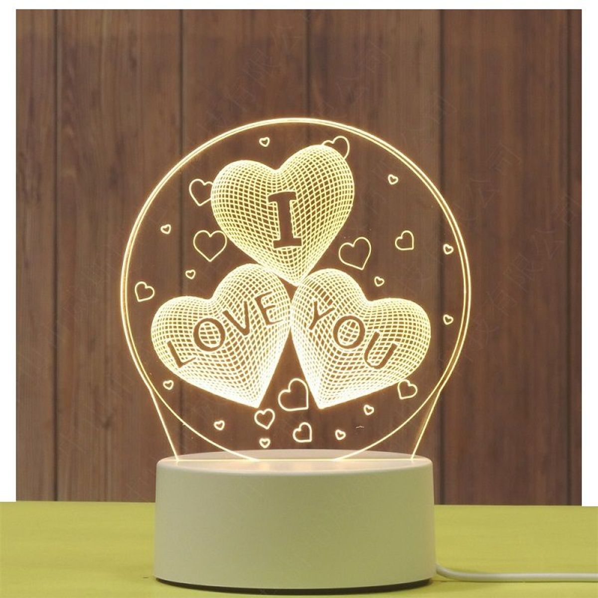GENERICO - Lampara Led para el día del amor y la amistad - Love