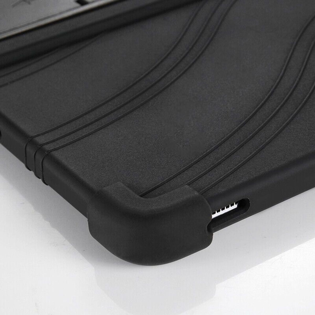FUNDAANTIGOLPES - Funda Silicona Negro para tablet Samsung Galaxy Tab S7 FE