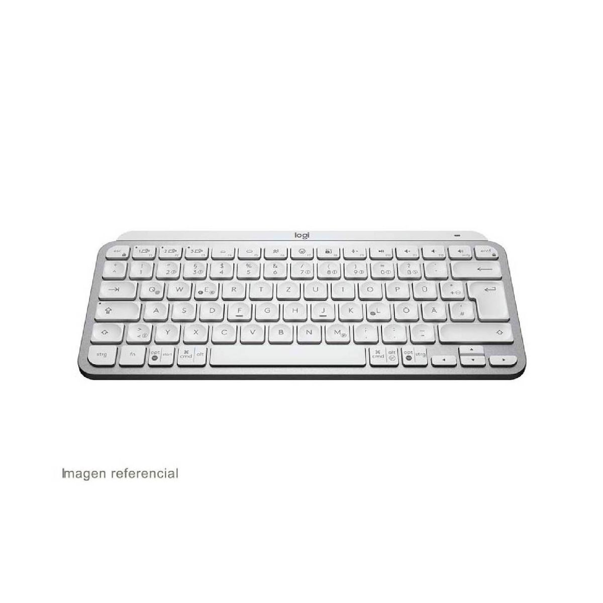 LOGITECH - Teclado Logitech Mx Keys Mini Multi-device BT Iluminado Pale Grey