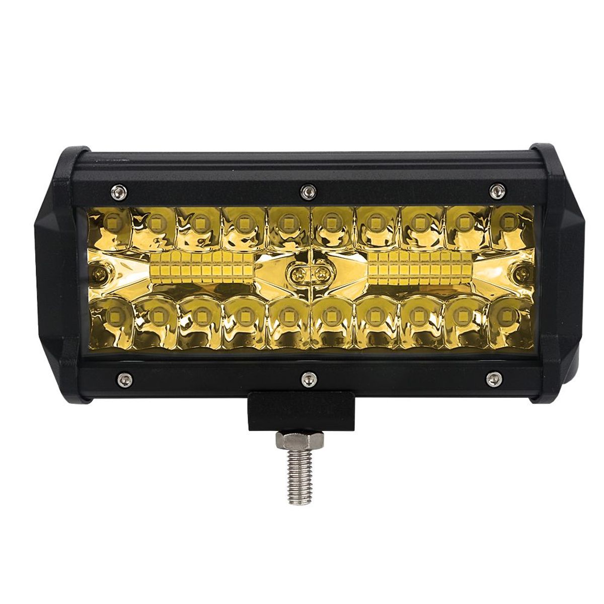 GENERICO - Barra Led Neblinero 120 W Luz Ambar 40 Leds Marca Lux Led