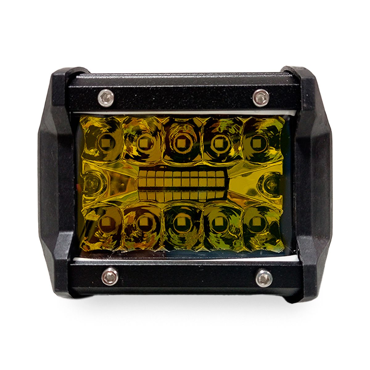 GENERICO - Barra Led Neblinero 18w Luz Ámbar 20 Led 12/24v Auto Moto