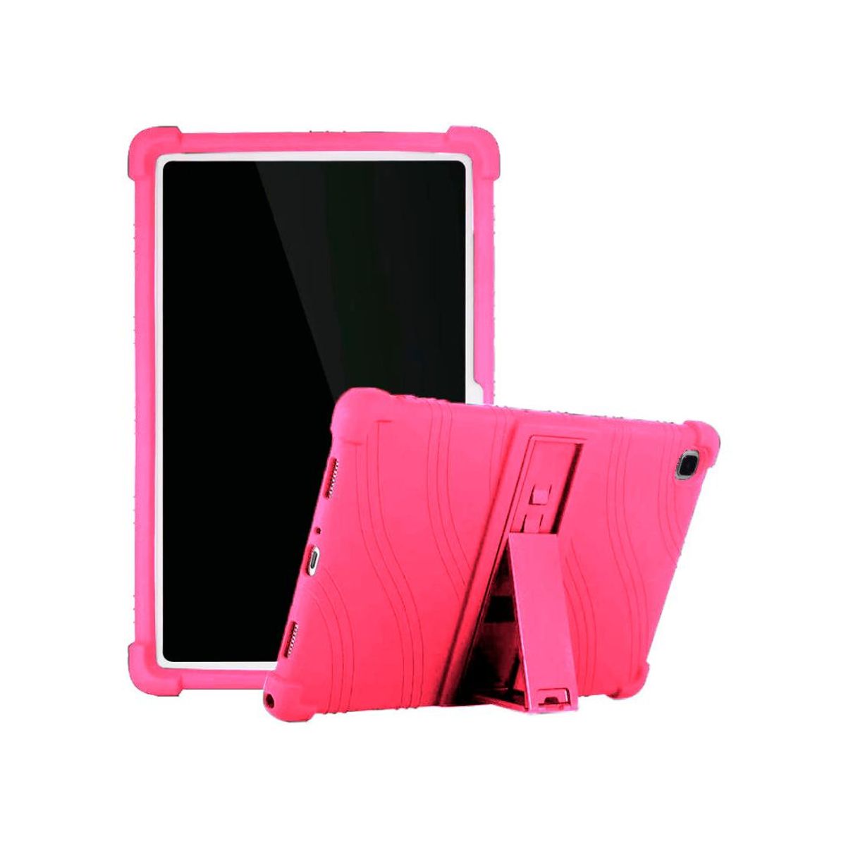 FUNDAANTIGOLPES - Funda Silicona Fucsia para tablet Samsung Galaxy Tab T500 - A7 2020