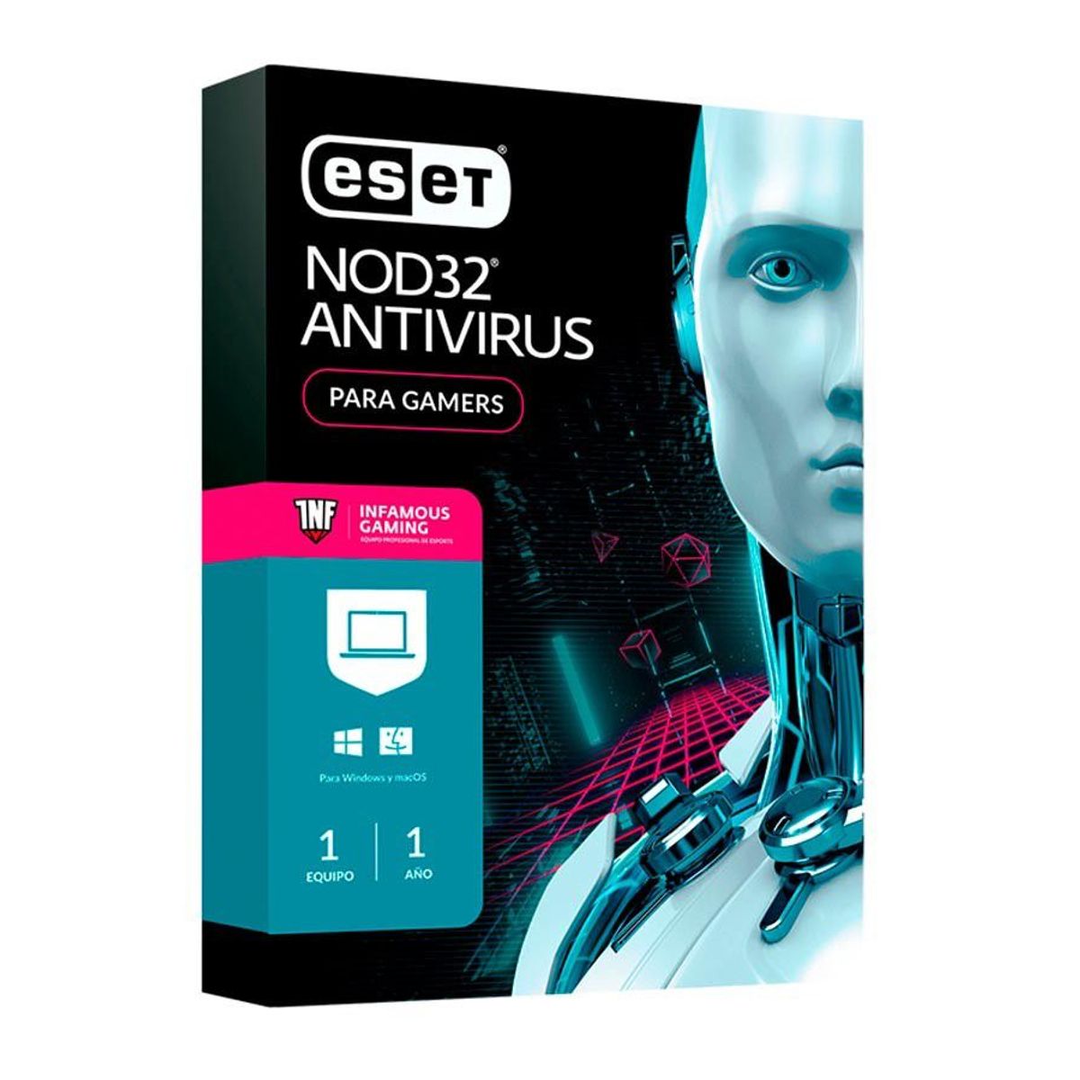 ESET NOD32 - Antivirus ESET NOD32 para Gamer Infamous Edition 1 PC