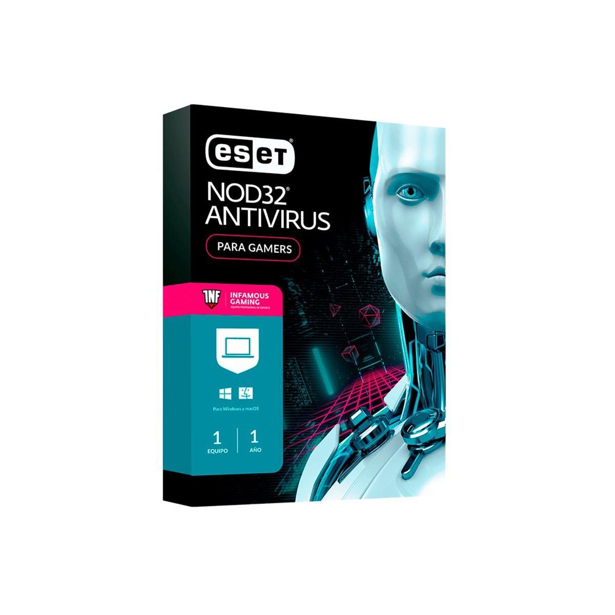 ESET NOD32 - Antivirus ESET NOD32 para Gamer Infamous Edition 1 PC