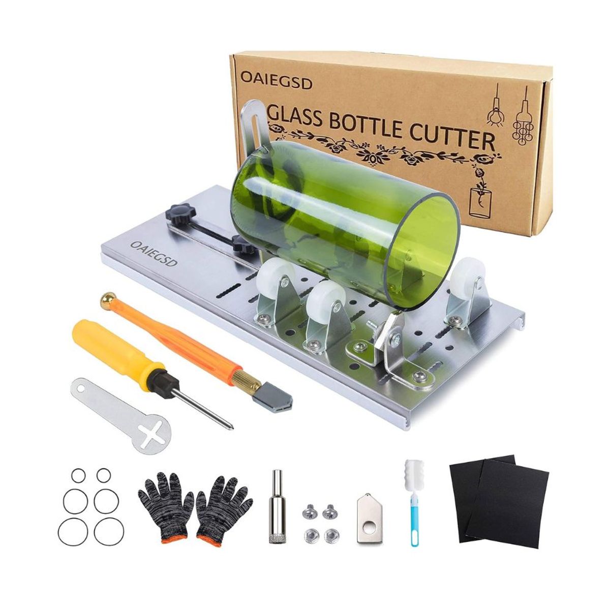 GENERICO - Kit Cortador De Botellas De Vidrio Cortabotellas Bricolaje