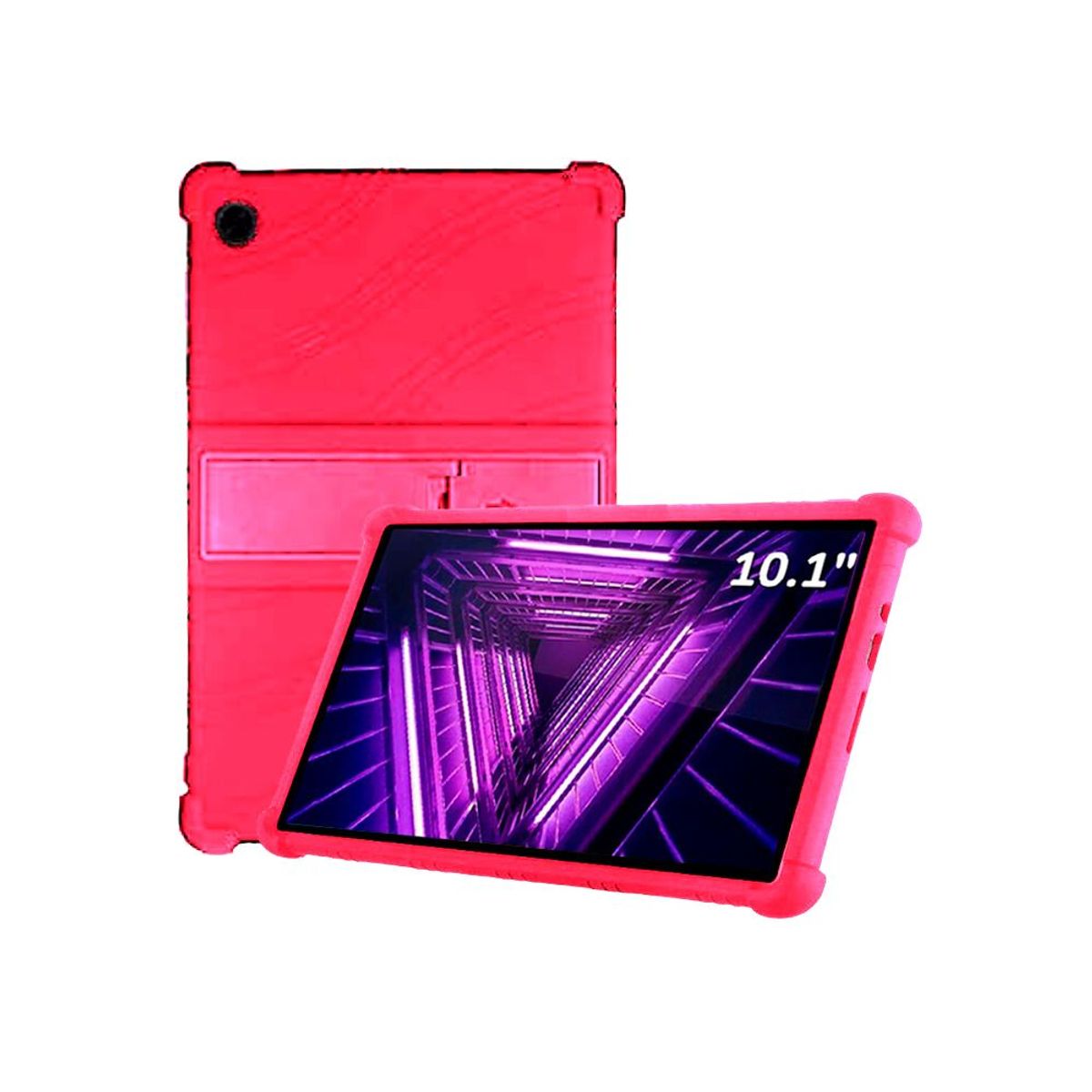 FUNDAANTIGOLPES - Funda Silicona Fucsia para tablet Lenovo Tab M10 HD