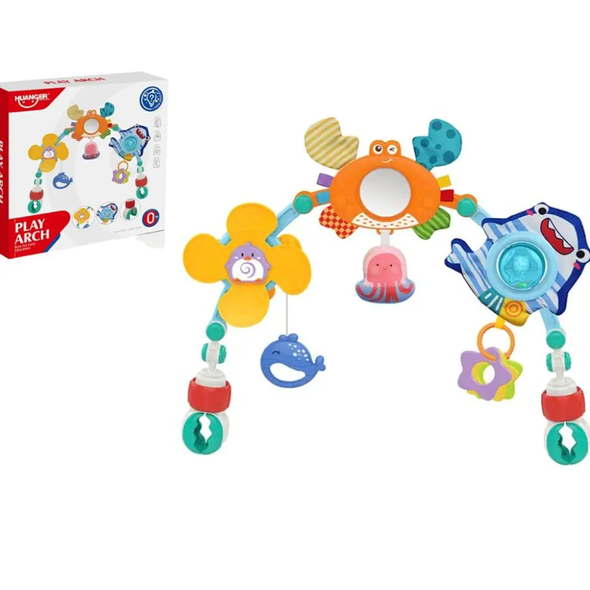 GENERICO - JUGUETE ARCO MULTIFUNCIONAL CANGREJO PARA BEBÉ