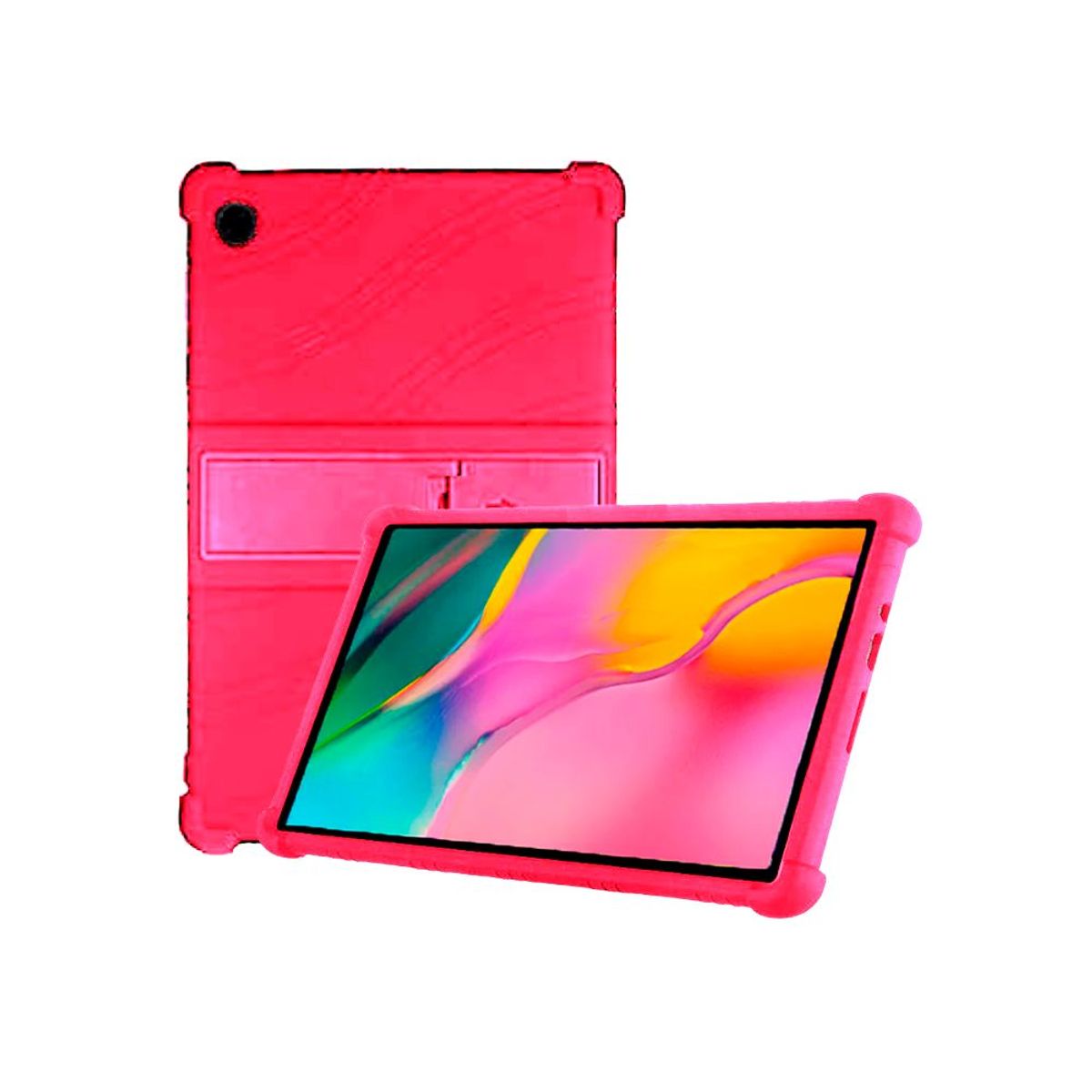 FUNDAANTIGOLPES - Funda Silicona Fucsia para tablet Lenovo Tab M10 Plus