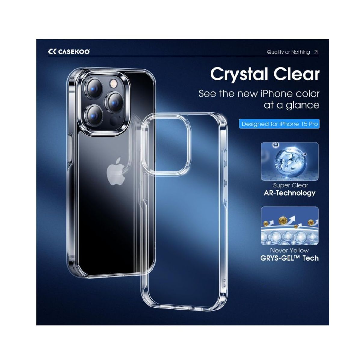 GENERICO - Case Space transparente con mica para Iphone 11 pro PREMIUM
