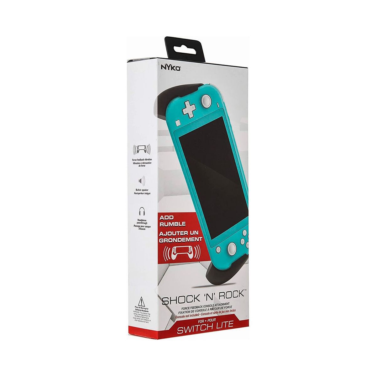 NYKO - Nyko Skock "N" Rock Accesorio De Altavoces Nintendo Switch Lite Black