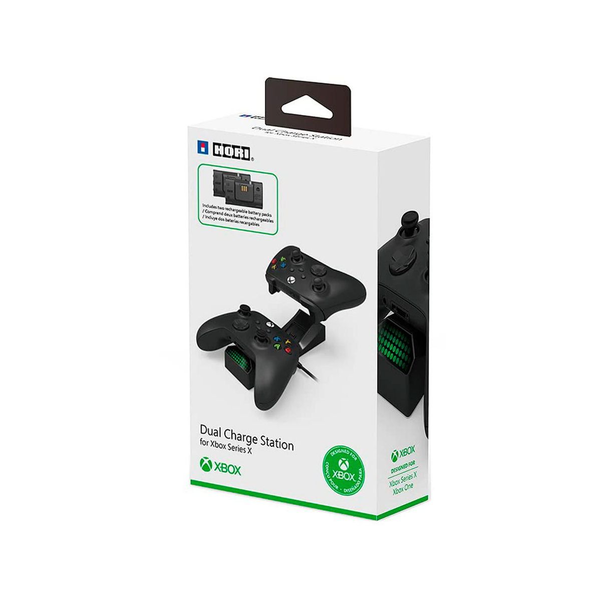 HORI - Estacion de Carga Hori Dual Para Mando Xbox Series X Black.