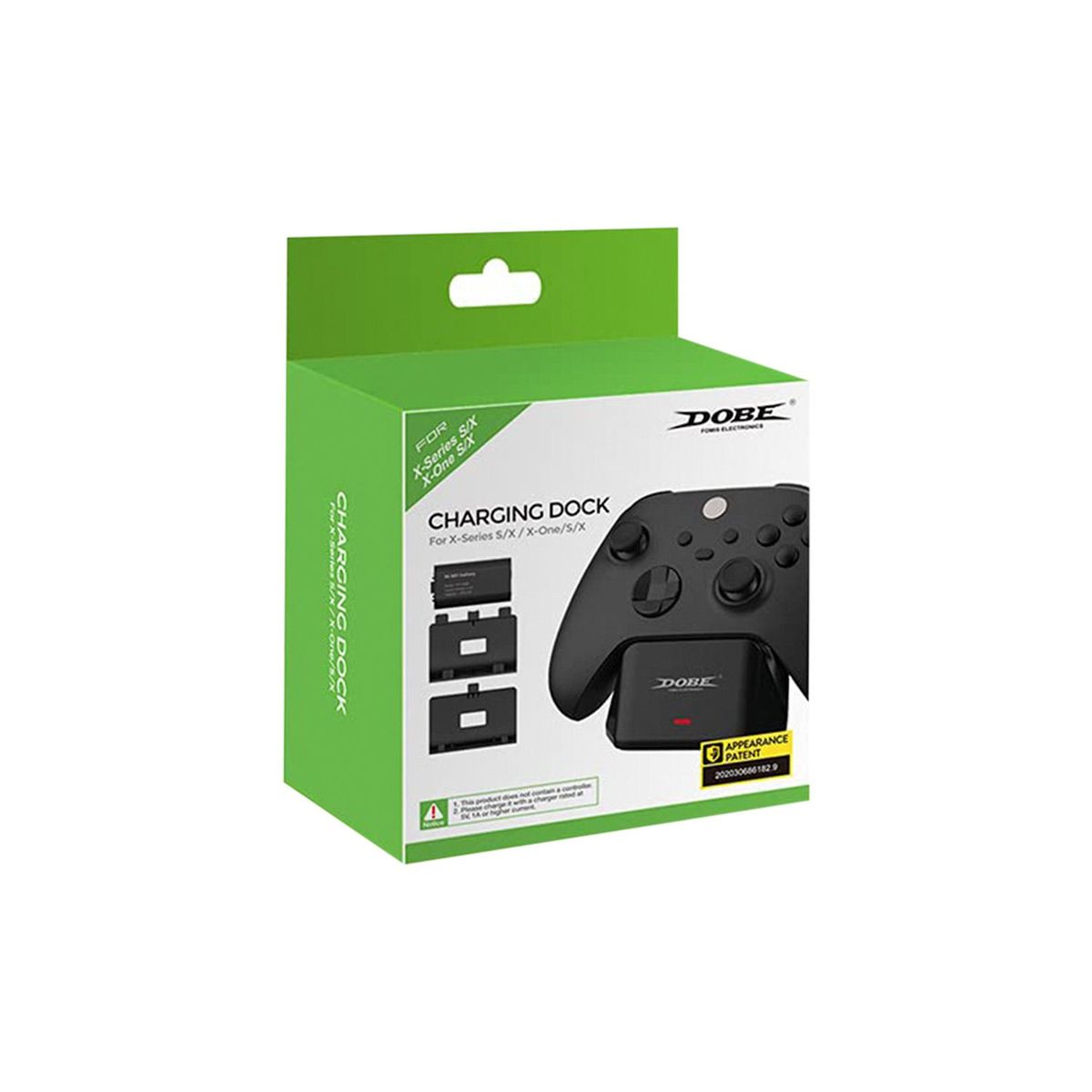 DOBE - Base Cargador Dobe Para Mando X-Series/X/X-One S/X Negro.