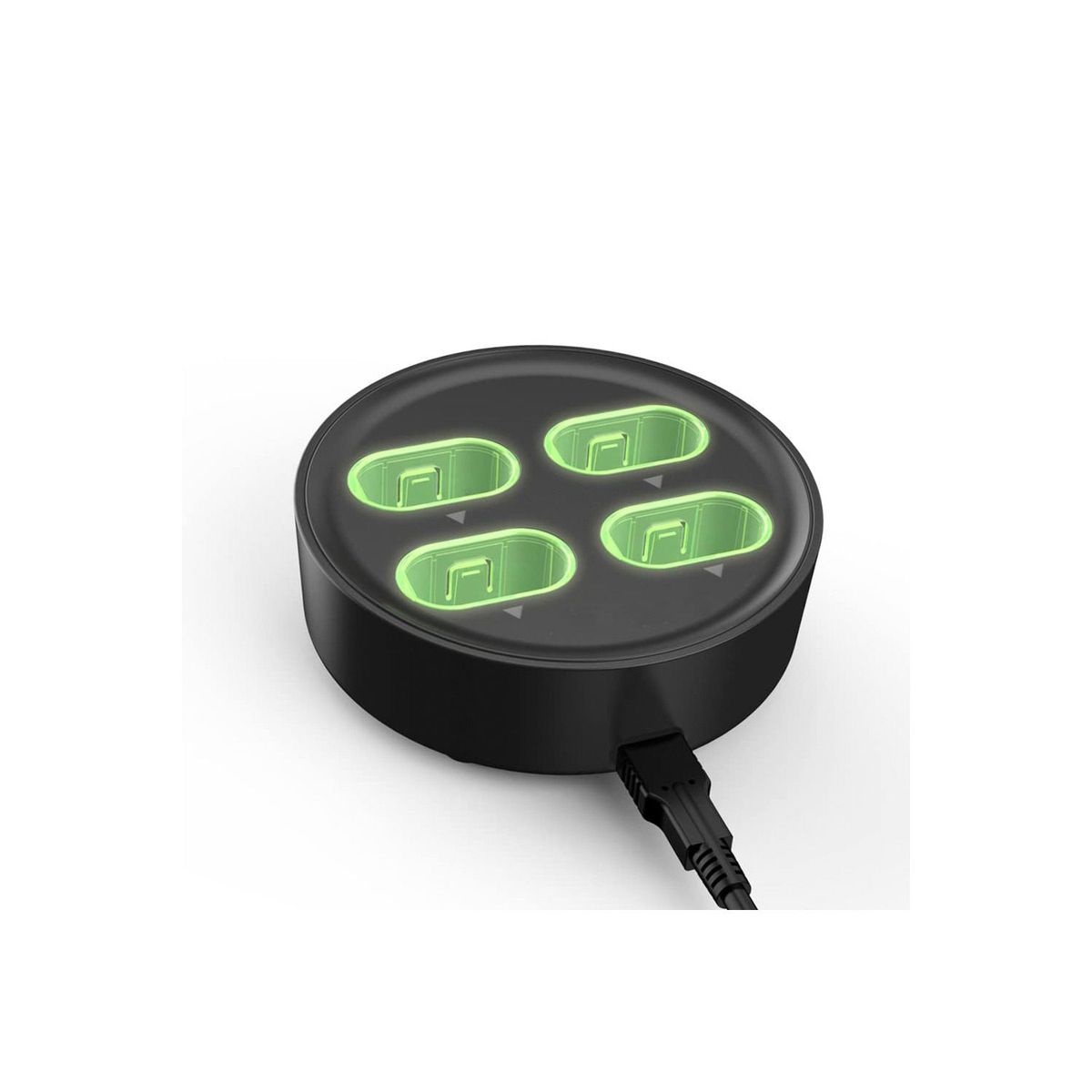 DOBE - Base Cargador Dobe + 4 Baterias Recargable Series S/X/X-One/S/X Negro.