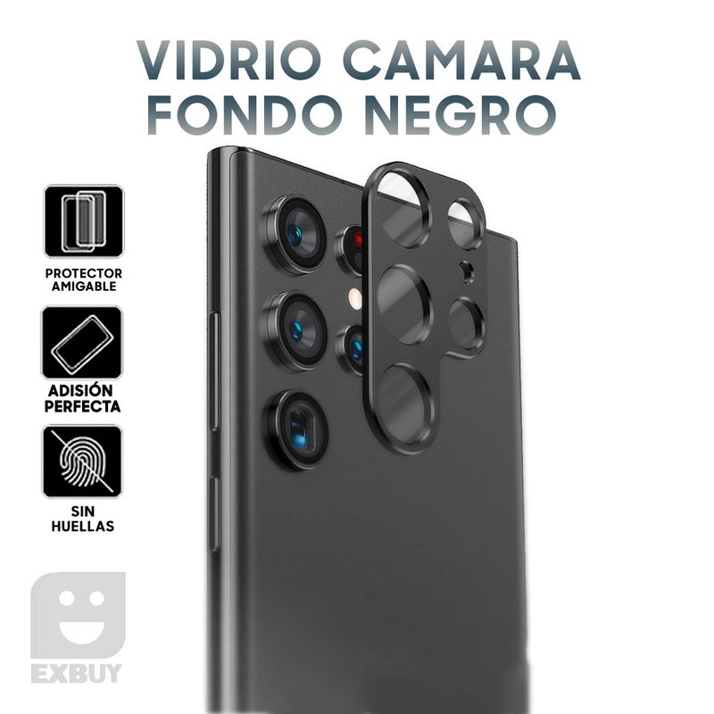 GENERICO - Mica de Vidrio Camara Negro para Samsung Galaxy A24