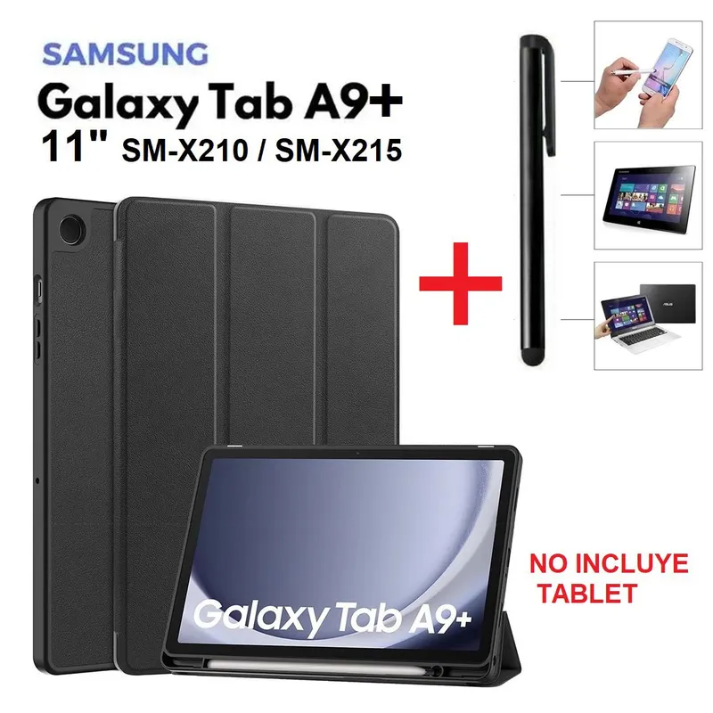 GENERICO - Funda Smart Cover  Lápiz Óptico para Samsung Tab A9 Plus SM-X210