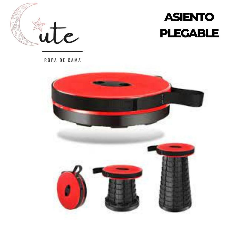 GENERICO - ASIENTO PLEGABLE COLOR ENTERO