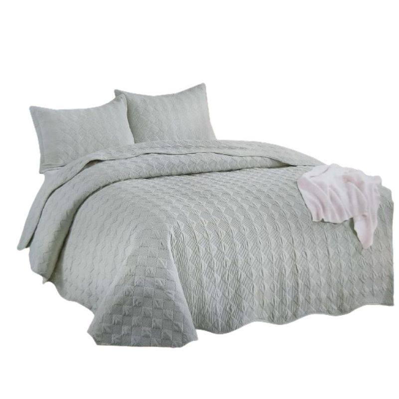 GENERICO - CUBRECAMA COLOR ENTERO QUEEN