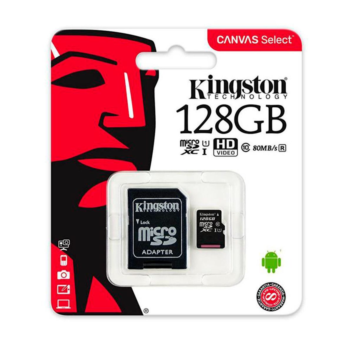 KINGSTON - Memoria Kingstom Ultima Micro SDXC 128GB UHS-I Card