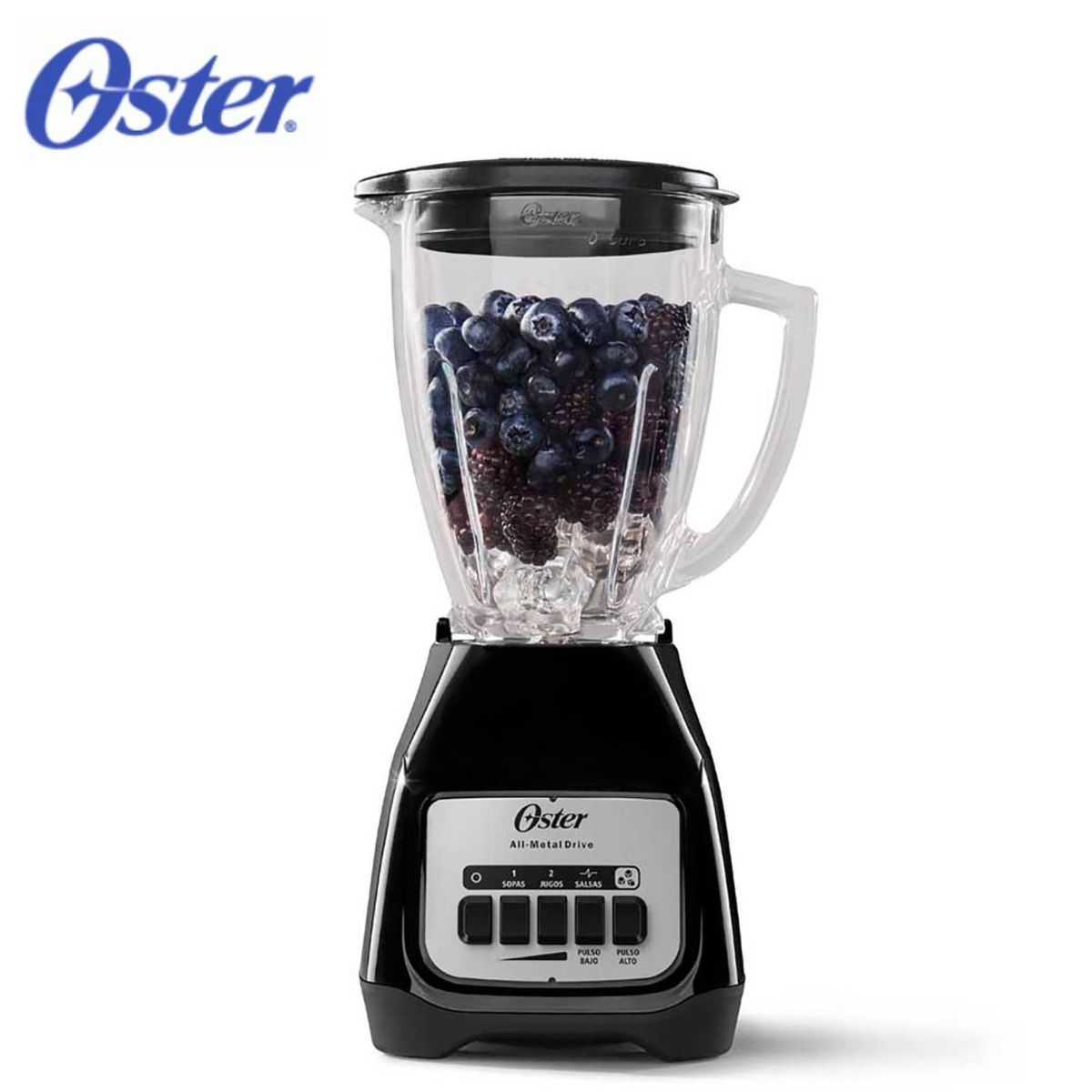 OSTER - Licuadora 2 Velocidades y 2 pulsadores Oster BLSTKAG-BPB - Negro