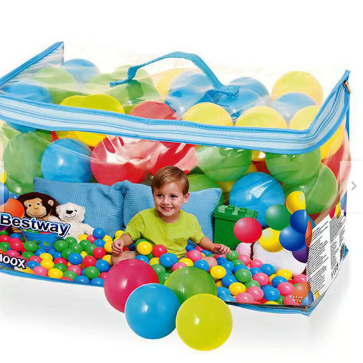 BESTWAY - Pelotas de colores x 100 unidades  BESTWAY