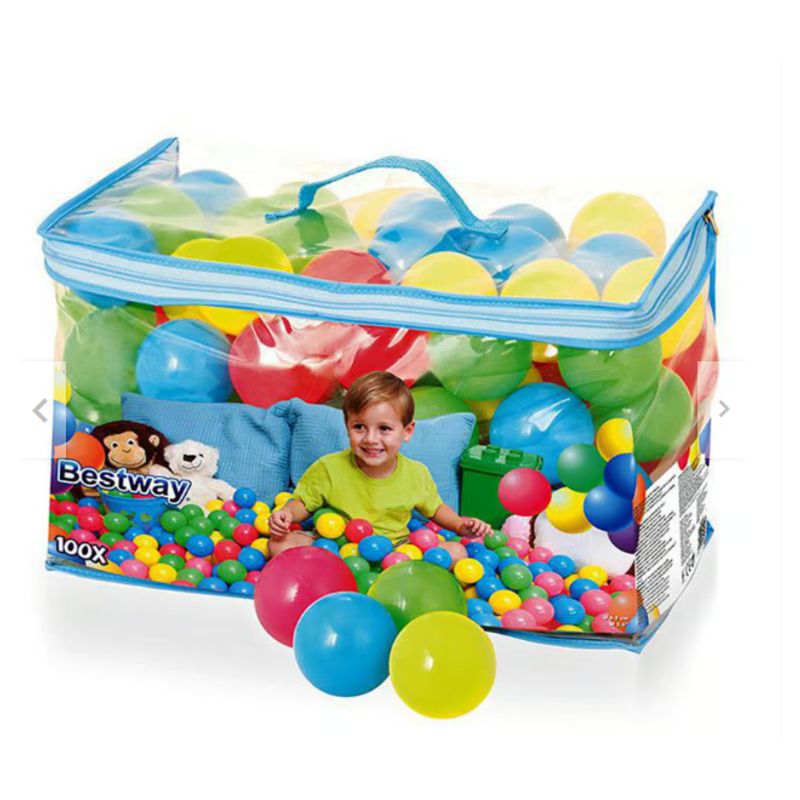 BESTWAY - Pelotas de colores x 100 unidades  BESTWAY