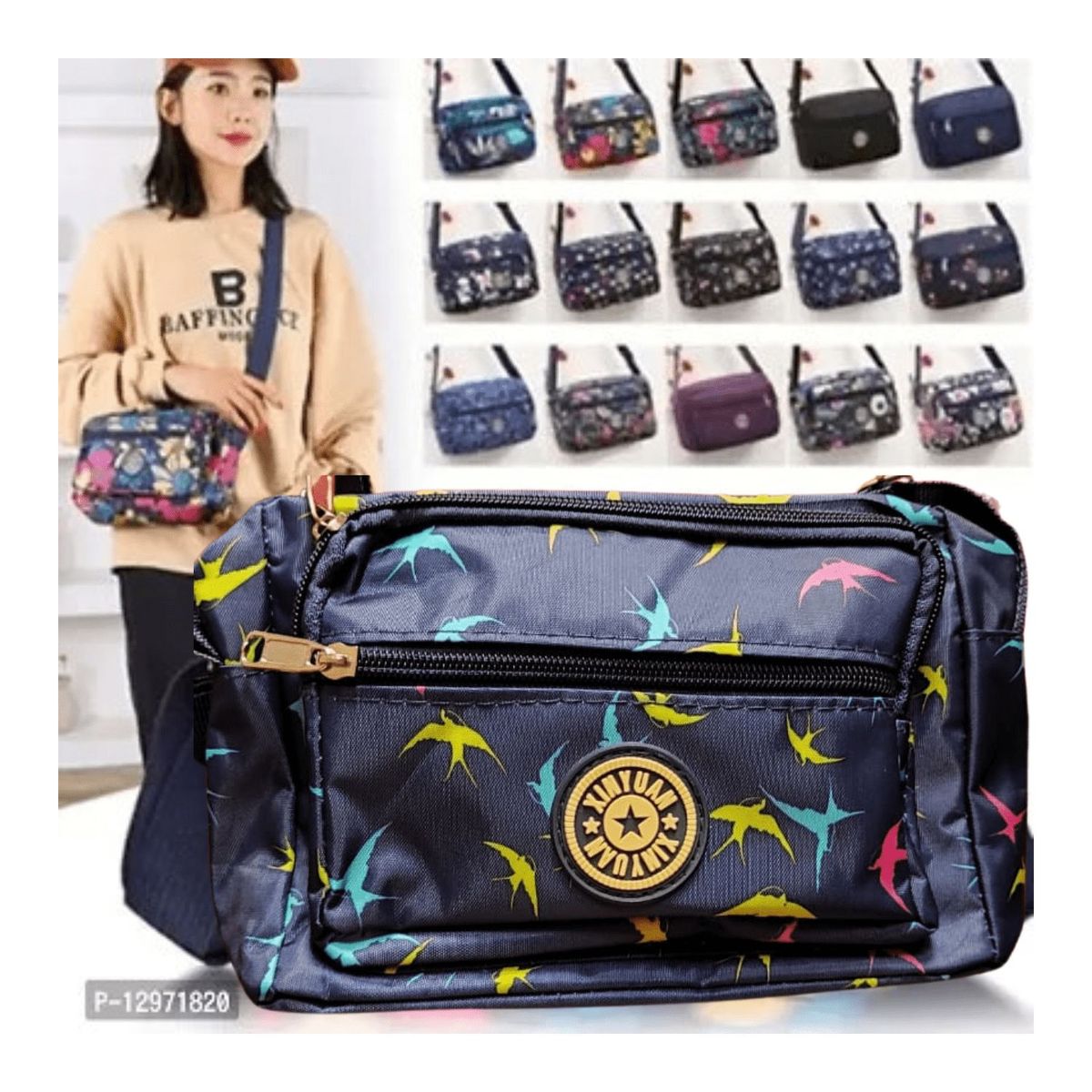 GENERICO - Morral con Diseños de Nylon F2023007