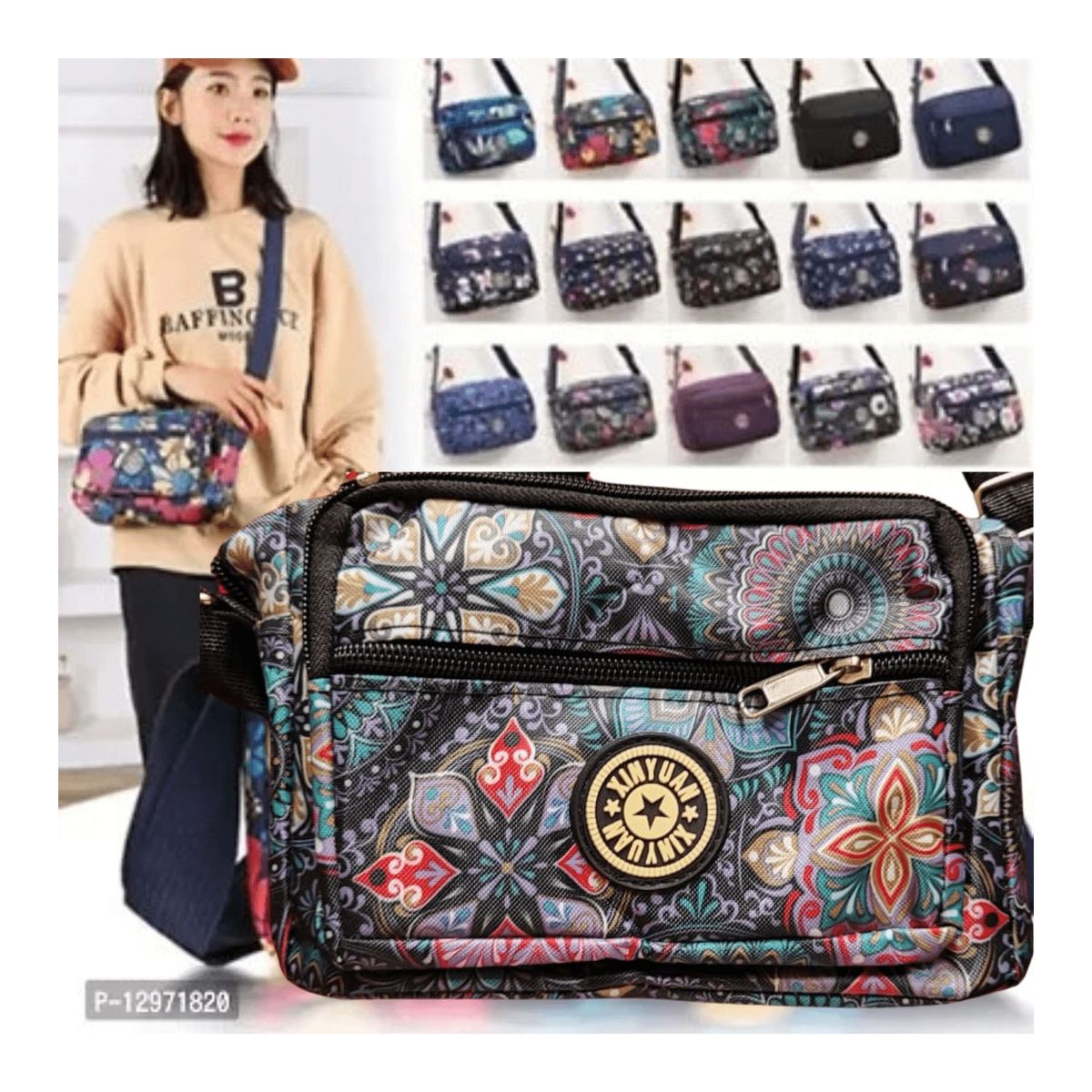 GENERICO - Morral con Diseños de Nylon F2023008