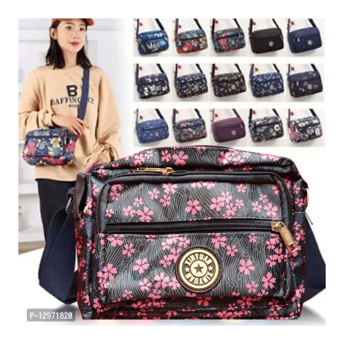 GENERICO - Morral con Diseños de Nylon F2023009