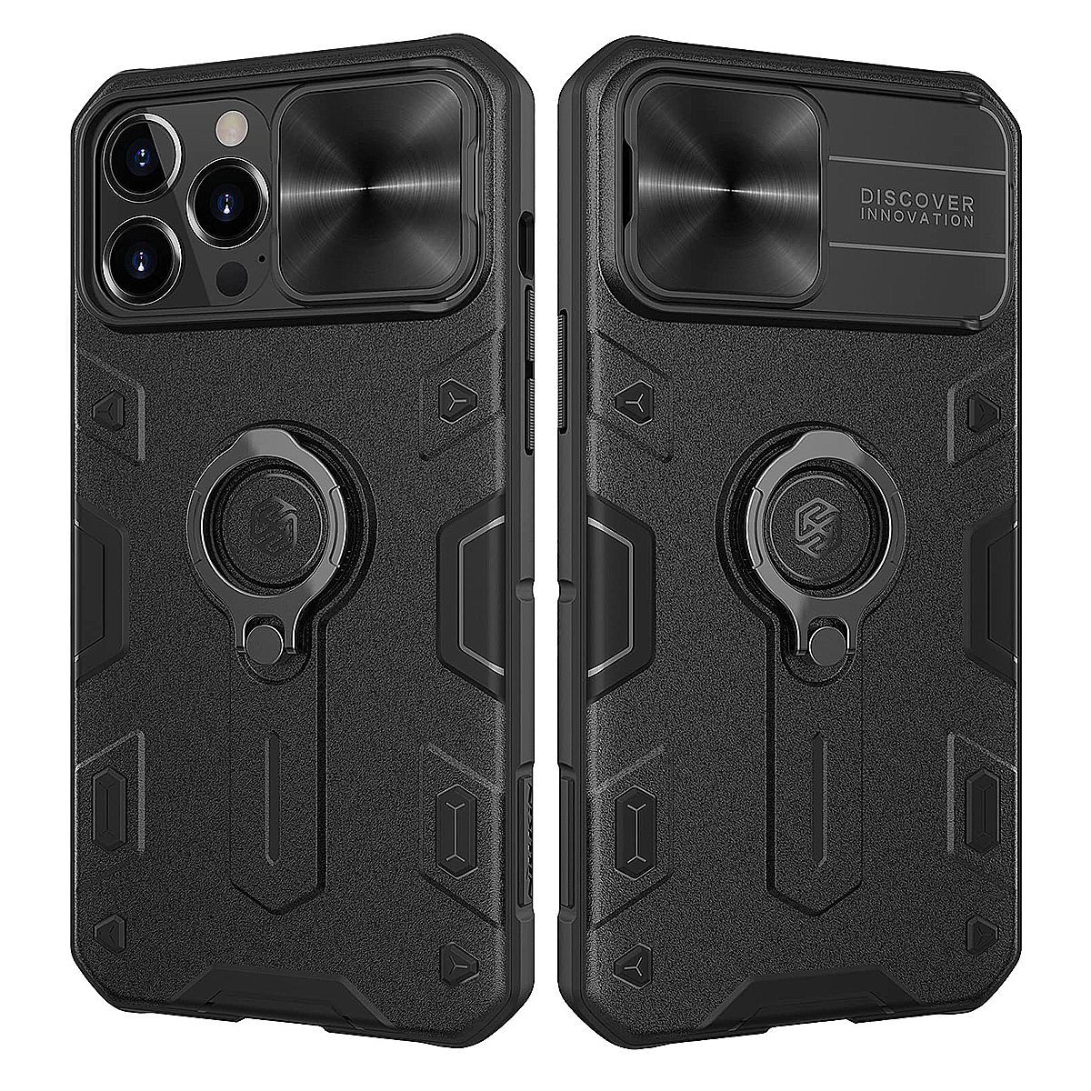 NILLKIN - Funda Nillkin para IPhone 13 Pro Max Armor Camshield Case Negro