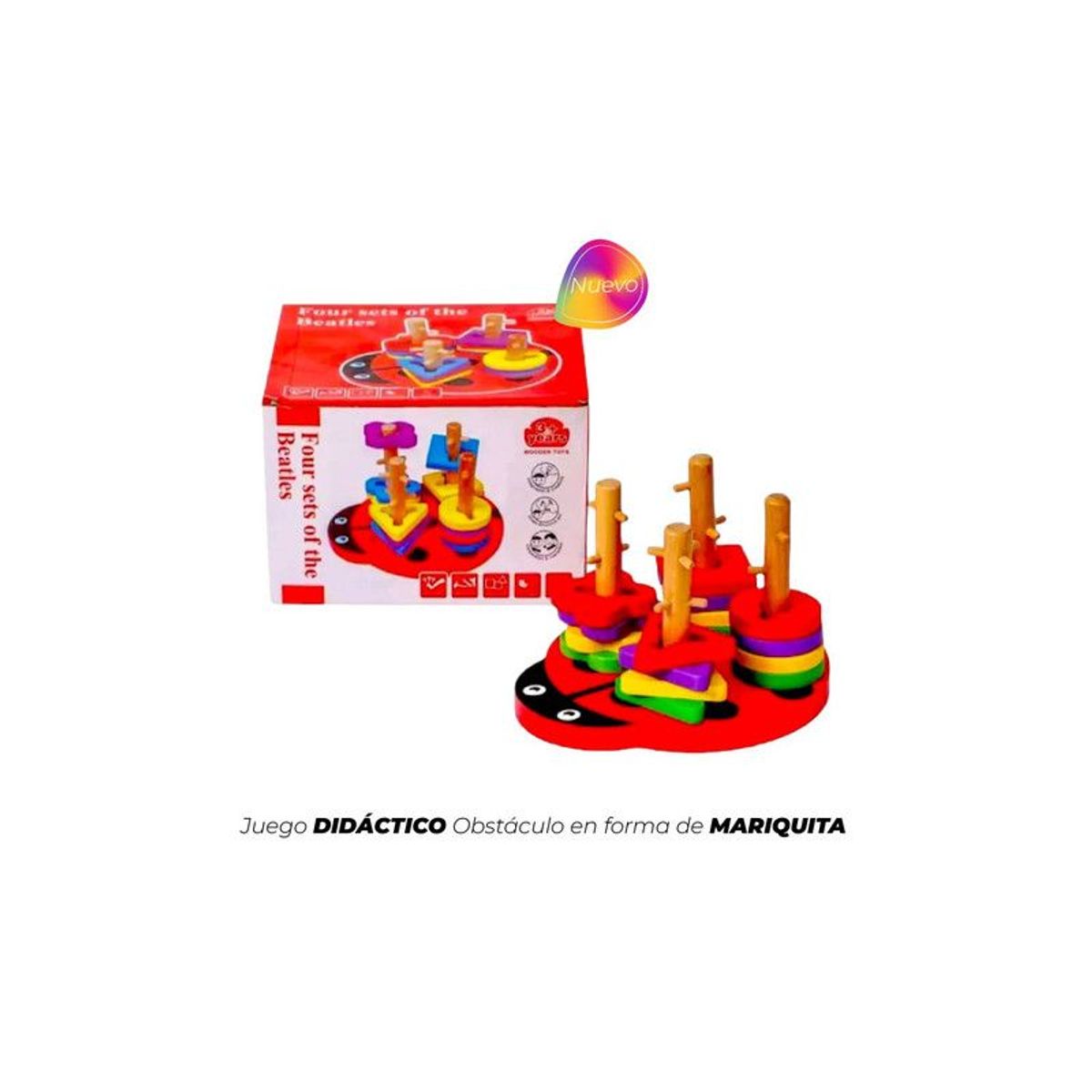 GENERICO - JUEGO DIDÁCTICOS EN FORMA DE MARIQUITA
