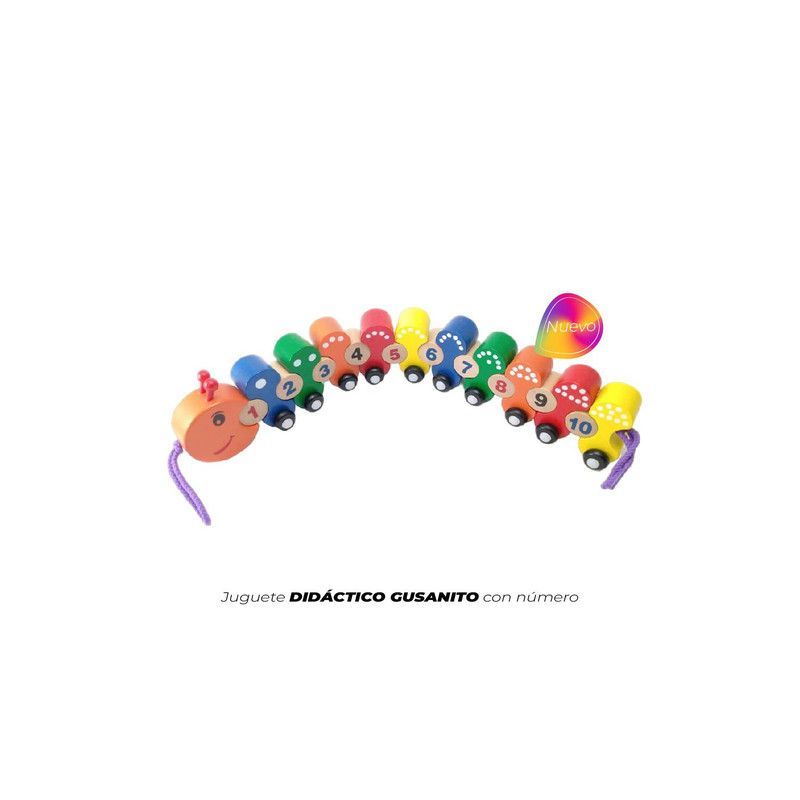 GENERICO - JUGUETE DIDÁCTICO GUSANITO
