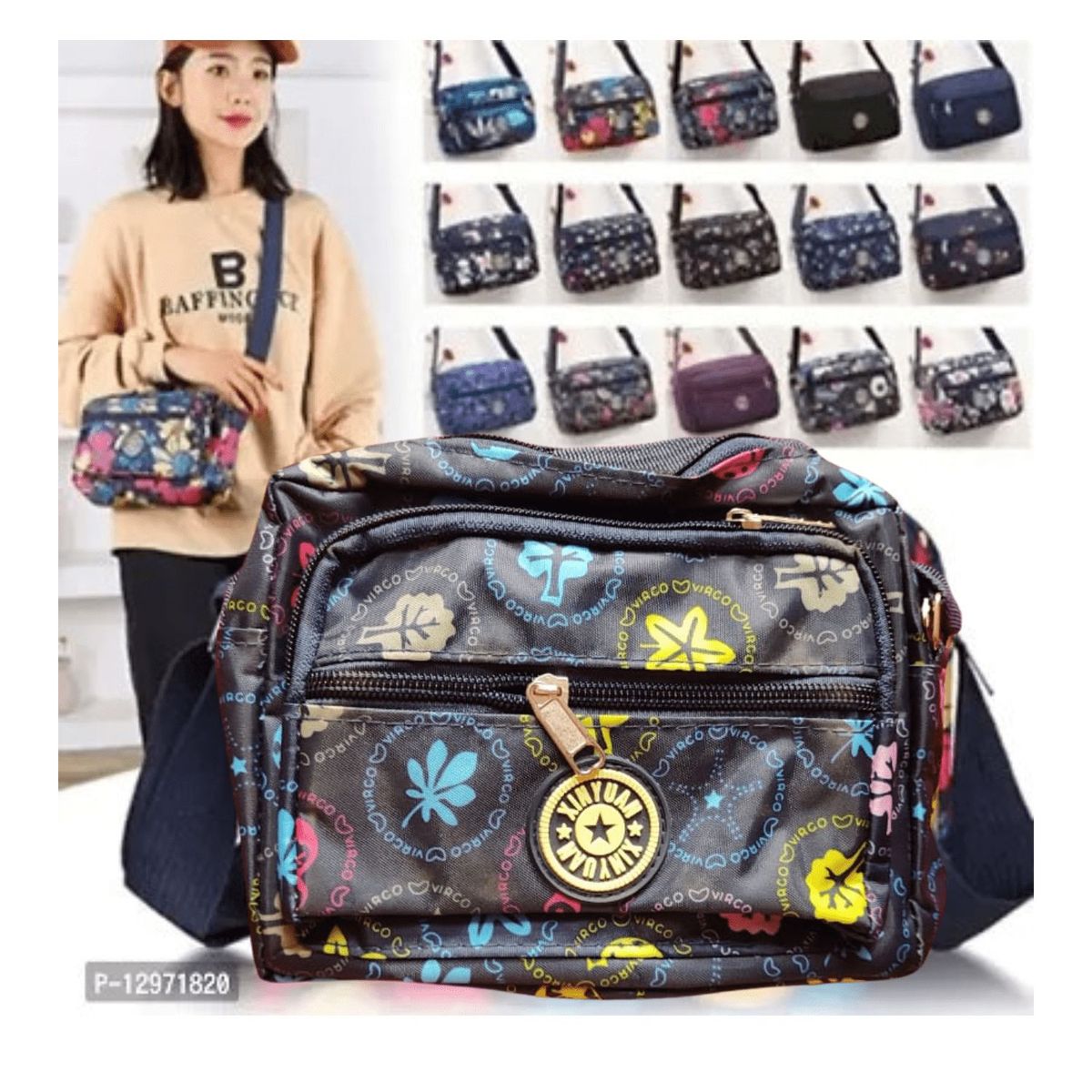 GENERICO - Morral con Diseños de Nylon F2023014