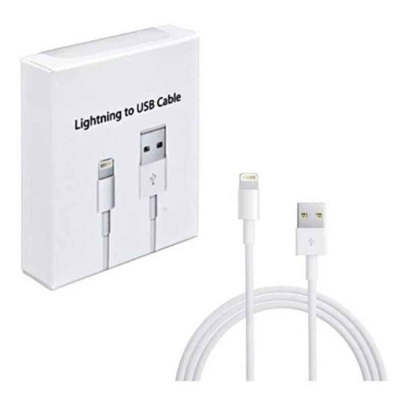 GENERICO - Cable Tipo USB a Lightning para iPhone 1m