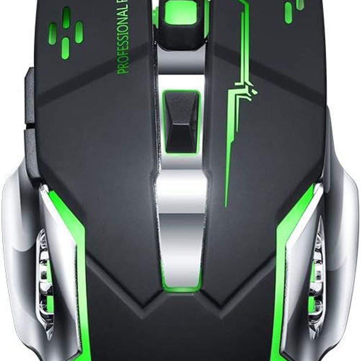 TWOLF - Mouse Gamer con luces Wifi Recargable PRO  - TWOLF