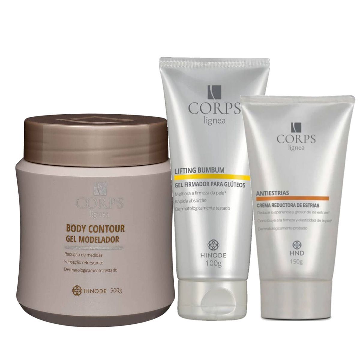 GENERICO - Corps Lignea Gel Reductor de Medidas con Afirmador de Gluteos y Red de Estrias