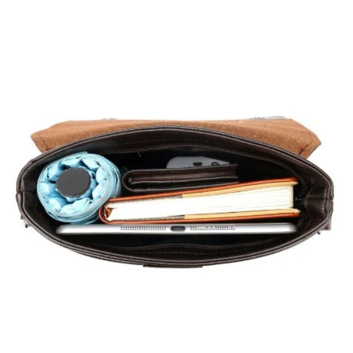 WEIDER - Bandolera de hombro para hombre moda británica estilo universitario