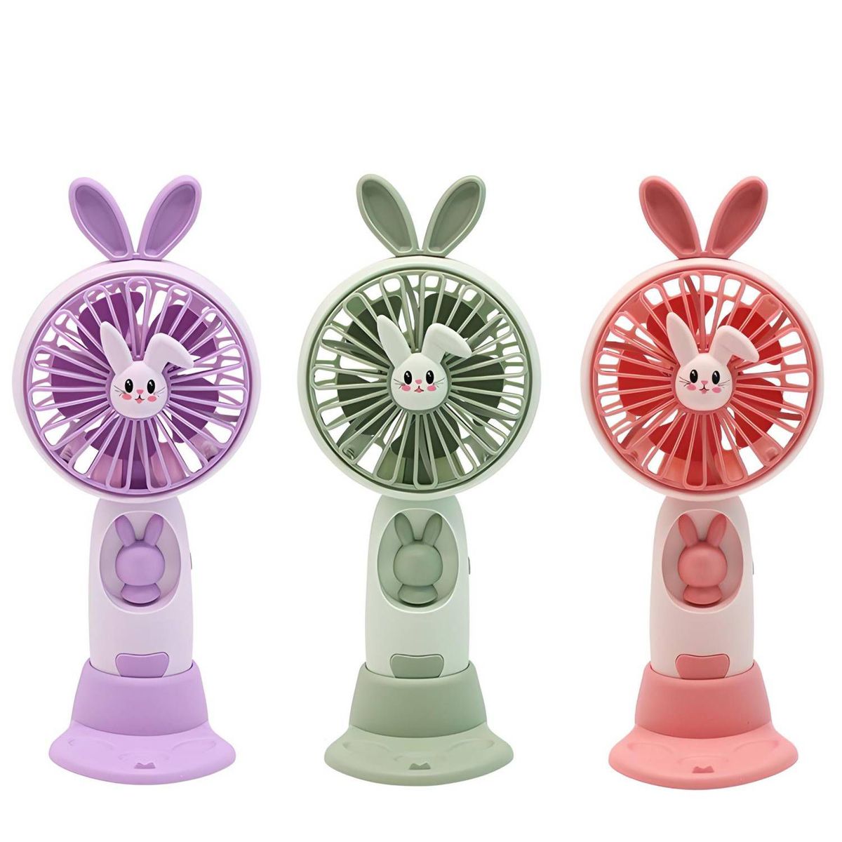 GENERICO - Ventilador Portátil USB Recargable con Soporte Para Teléfono