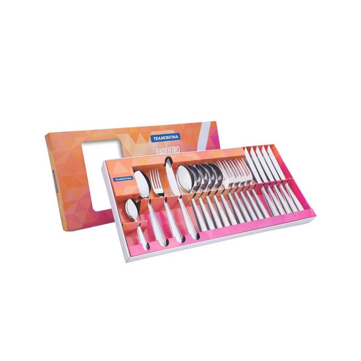 TRAMONTINA - SET. Cubiertos  TRAMONTINA   x24 PZ ACE.INOX