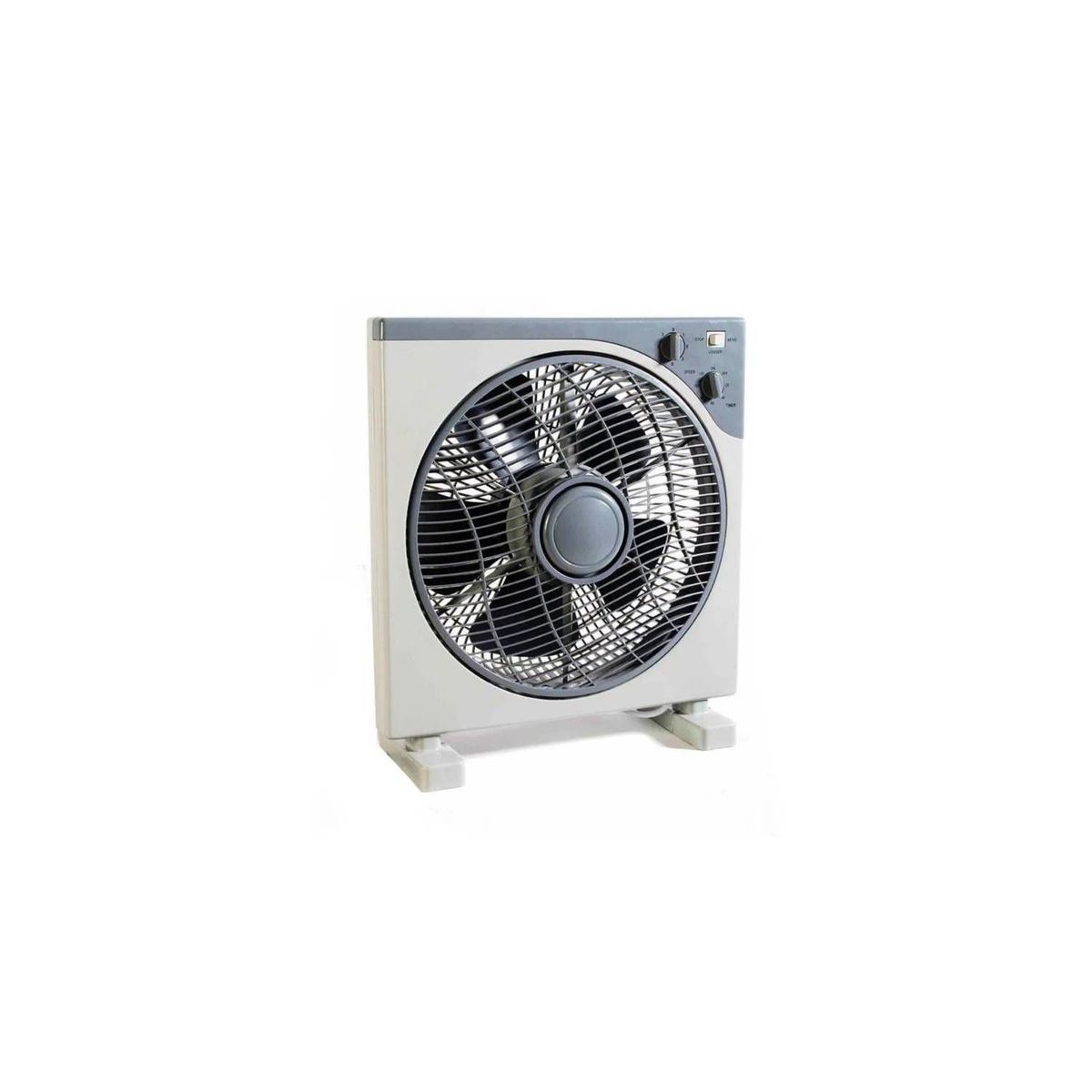 GENERICO - Ventilador de Mesa 12 Pulgadas 3 Velocidades Con Temporizador