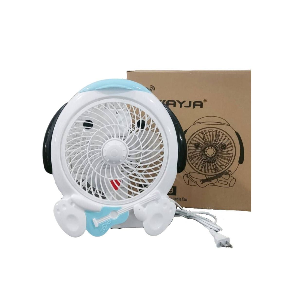 GENERICO - Ventilador de Mesa Estilo Perro Guitarra