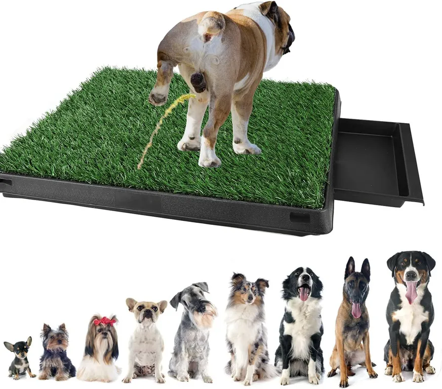 Baño para Perros Medianos 50X33CM Bandeja Grass Removible GENERICO