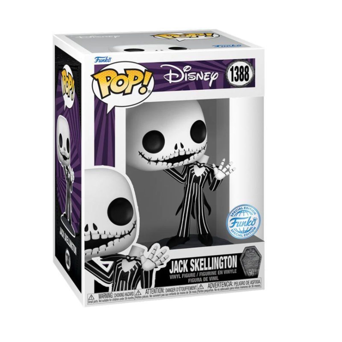 FUNKO - Funko Pop Jack Skellington headless Special Edition
