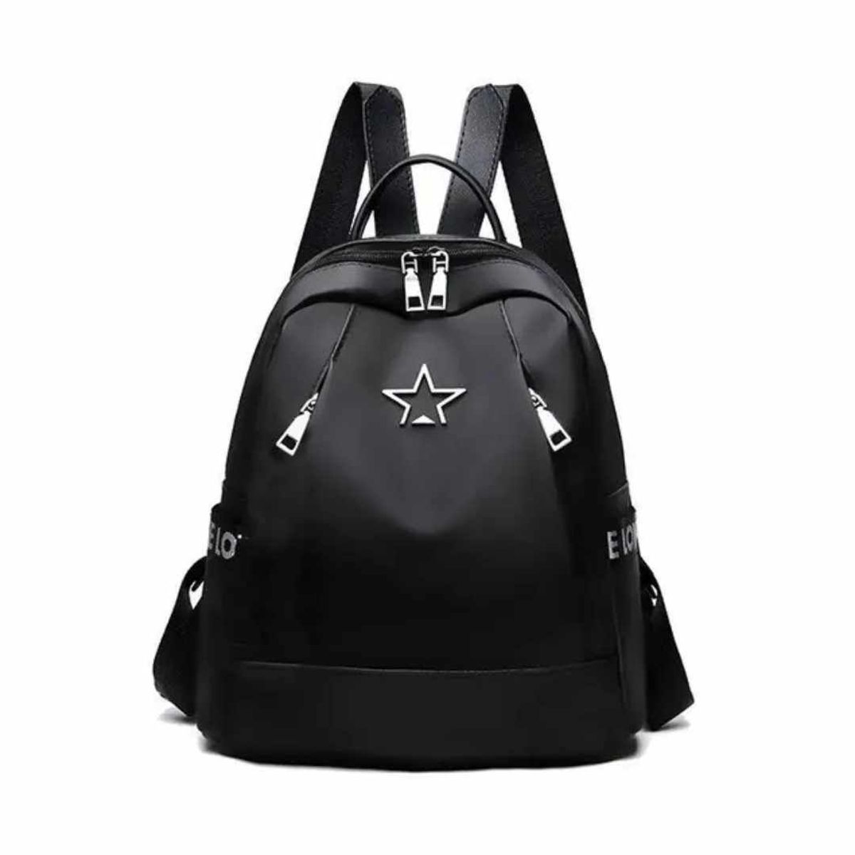 GENERICO - Mochila Bolso Mujer Dama Cuero PU modelo Love Star con Llaveros LS02