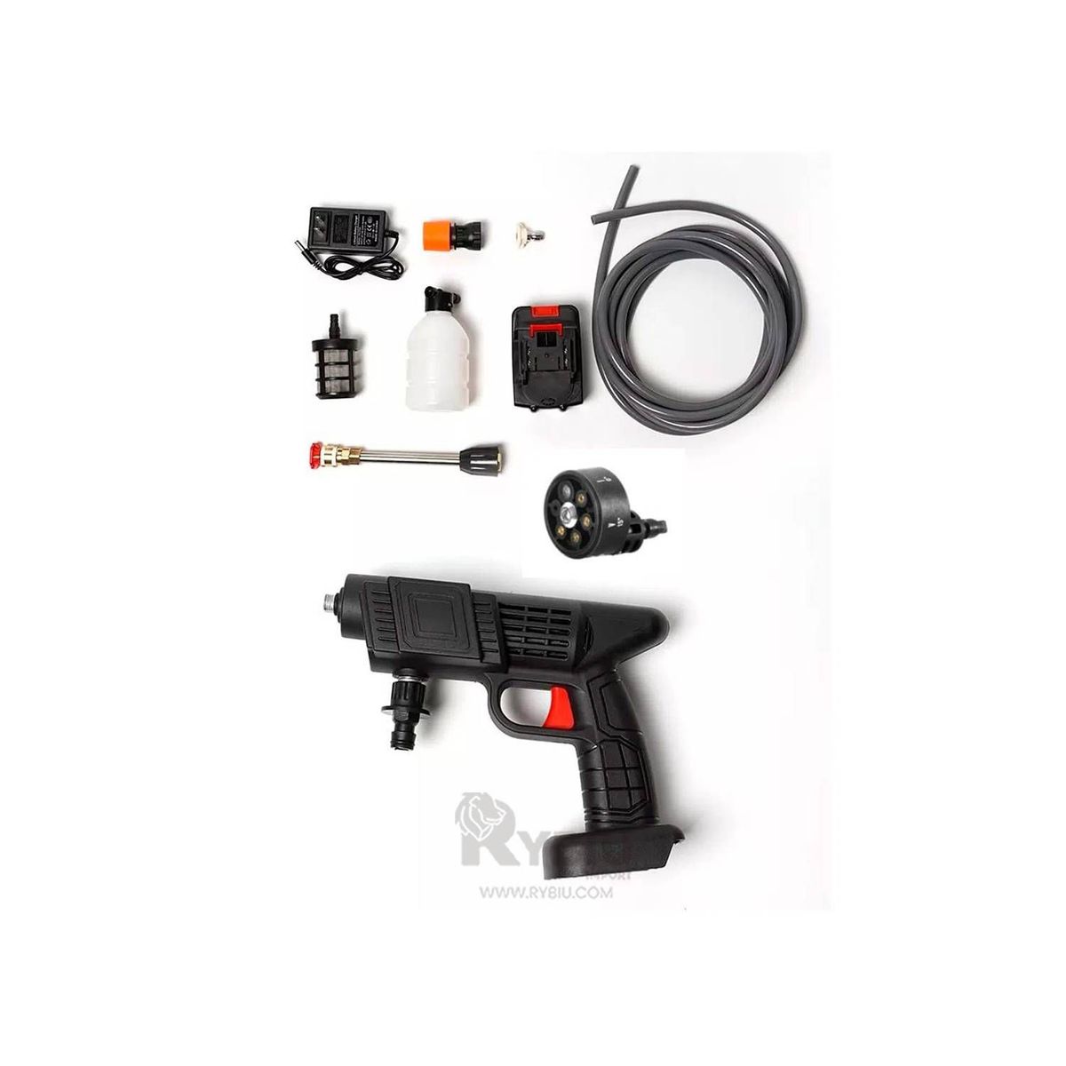 GENERICO - Maquina de Lavado de Autos Portatil y de Alta Presion 126VT